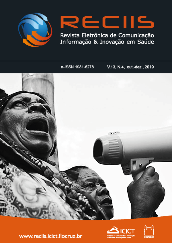 					Visualizar v. 13 n. 4 (2019): Dossiê Saúde, etnicidades e diversidade cultural: comunicação, territórios e resistências
				